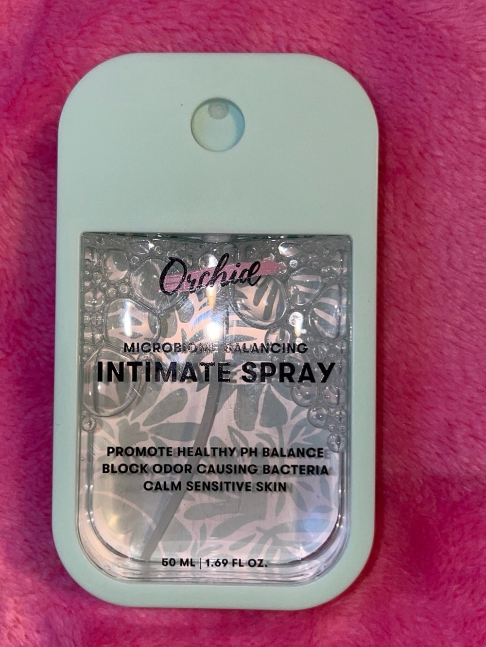 Orchid Microbiome Balancing Intimate Spray — Mint Green